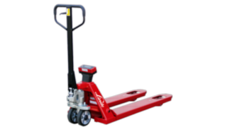 Der Handgabel-Niederhubwagen M25 Scale+ von Linde Material Handling Der Handgabel-Niederhubwagen M25 Scale+ von Linde Material Handling