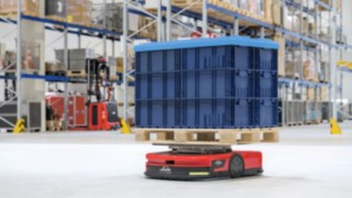 C-MATIC von Linde Material Handling beim Warentransport