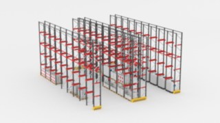 Paletten Einplatzregal