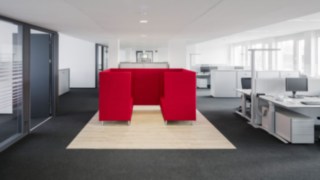 Renovierte Büroräume bei Linde Material Handling Renovierte Büroräume bei Linde Material Handling