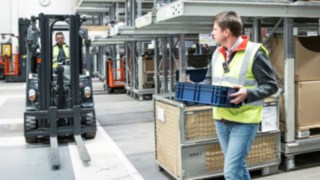 Assistenzsystem Linde Safety Guard verhindert Unfälle