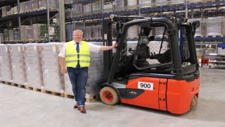 Linde Stapler bei Finsterwalder Transport und Logistik GmbH