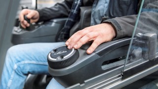 Linde Steer Control mit Mini-Wheel
